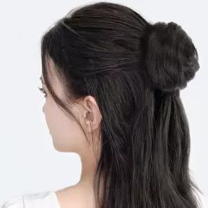 똥머리 당고머리 집게핀 헤어핀 머리핀 부분가발