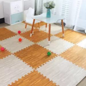 조립 매트 퍼즐 30x30cm 베란다 놀이방 거실 어기 어린이집 방음 층간소음 우드패턴