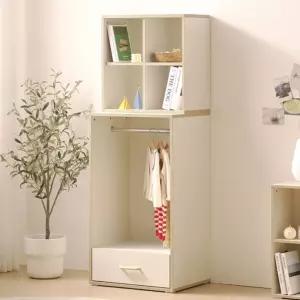 아이방 아동용 오픈선반 행거수납 모듈 옷장세트(60cm) 아기 인테리어 장농