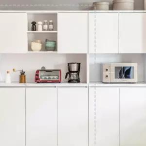 렌지다이 렌지대수납장 밥솥선반 W1019 도어