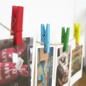 인테리어 사진걸이 포토집게 세트 행거형 M13132