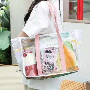 여름 해변 워터파크 물빠지는 비치백 휴양지 가방