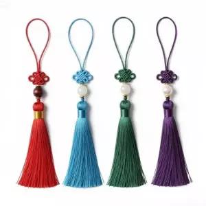 전통 노리개 핸드메이드 악세사리 장신구 한복 노리개 개고리 가방 태슬 열쇠고리 술장식 차량