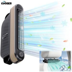 자동차 팬 USB 휴대용 냉각 공기 순환 장착 뒷좌석 차량용 3 속도 머리 받침