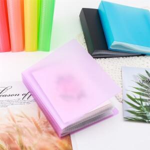 A6 투명 스티커 사진 보관 앨범 소책자 바인더 정리함 폴더 스탬프 다이 수집용 40 페이지