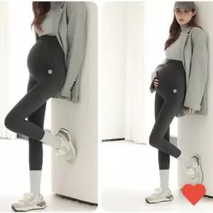 임부복 겨울 산모 임산부 스판 레깅스 타이즈 기모