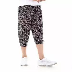 [라일리여성의류] Rly 여성용 7부 아이스 쿨바지 FREE 호피그레이