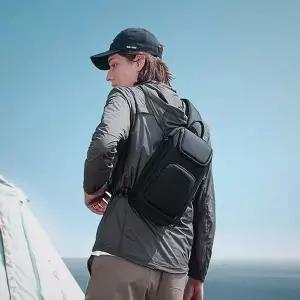 여행 데일리 아웃도어 멀티포켓 USB충전 BAN E 슬링백 데일리백 여자 크로스백 슬링백