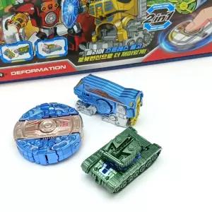 스피너 변신로봇 완구 1타 12개입장난감로보트 남아로 탱크