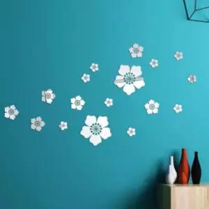 거울 시트지 인테리어 리폼 싱크대 욕실 포인트 실버