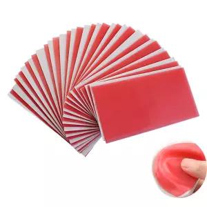 치과의사 또는 보석 실험실 위한 250g 베이스 플레이트 왁스 몰딩 캐스팅 시트 틀니 재료 빨간색 유틸리티