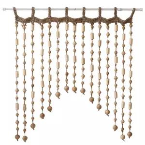 원목구슬 비즈발 공간분리 줄 커튼 단일옵션 블라인드 발 주방