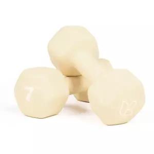 [아리프] 선인장 미용 아령 여자 홈트 덤벨 7kg, 2개, 라이트 바닐라