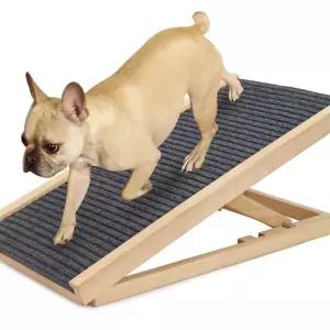 애견경사로 계단 목제 접이식 경량 등반 애완동물 사다리 소파 미끄럼틀 복