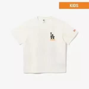 [매장정품] 뉴에라 키즈 반팔티 아동 다저스 포스터 화이트 로고