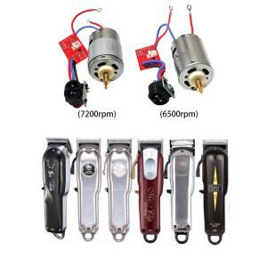 3.6V 6500RPM 7200RPM 남성용 전문 헤어 클리퍼 모터 마더 보드 세트 Wahl 8504/8148/8591 트리머 액세서리 용 테일 플러그