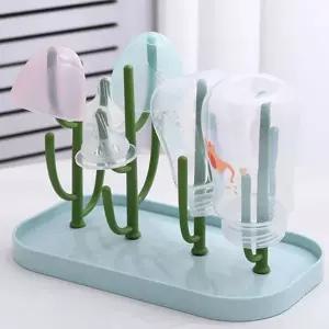 유아 젖병 건조대 신생아 휴대용 분리형 아기 젖병 건조대 세척 플라스틱 조리대 물빠짐 이유식 싱크대