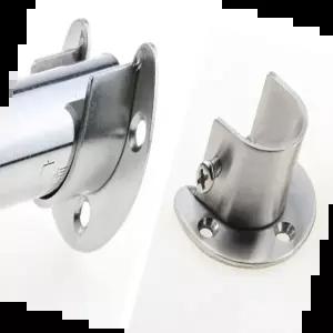 고정바 WL 스텐 옷장 U자 봉걸이 받침대 옷걸이봉 지지대 1P