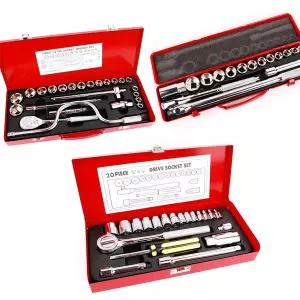 KYC 복스세트모음전 대만제 17P/20P/24P 렌치세트 복스셋트 갈갈이 깔깔이 복수 소켓렌치세트 복스알