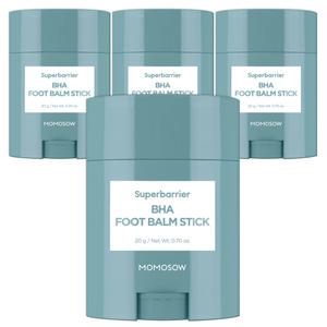 모모쏘우 슈퍼배리어 풋 밤 스틱 20gX4개 발각질제거 풋크림
