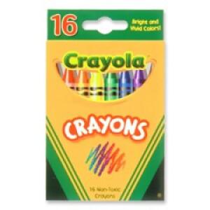 크레욜라 일반크레용16색 무독성크레파스