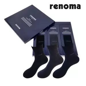 [레노마]양말선물세트 답례품 선물용 남성 여성 3족 정장 양말세트