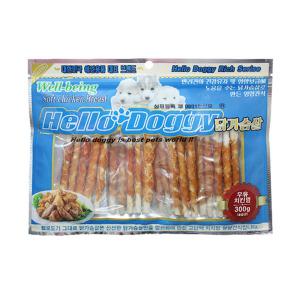 헬로도기 우유치킨껌300g/애견간식