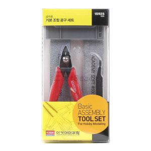 아카데미과학 기본조립공구세트 15925 니퍼 핀셋 사포 프라모델 접착제