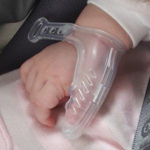 손가락빨기 교정기/케어썸.1~2세 엄지용.편한 착용감