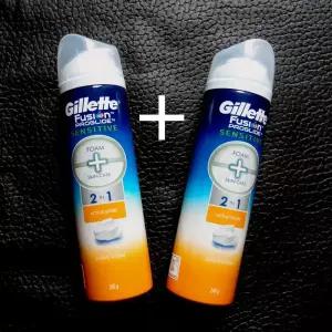 질레트 퓨전 2in1 면도용폼-2개 / 올인원 쉐이빙폼 