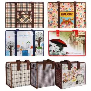 여행 캠핑 이불정리 타포린가방 쇼핑백 모음 방수 재질 수련회 MT 소풍 피크닉 가방