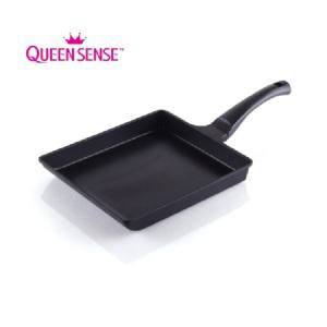 퀸센스 블랙IH 인덕션 에그롤팬 21cm / 계란말이 사각 후라이팬/김구이 프라이팬