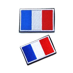 프랑스 국기 벨크로 패치 france velcro patch 자수