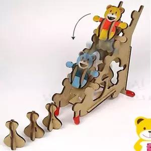 무게중심재주넘는변신곰돌이/목공놀이/골드버그스타터