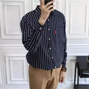 [후앙스]포켓 스트라이프 오버핏 셔츠 SBST0118_P061285874