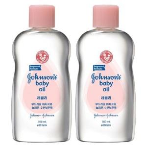 존슨즈 베이비 오일 300ml x 2개
