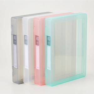 뉴 인덱스 투명 플라스틱 클리어 장난감 큐브박스 화일케이스 광폭A4 30mm 40mm