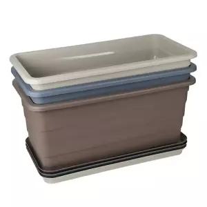 대형 화분 직사각 채소 식물 텃밭 소담 110L 큰화분 화단