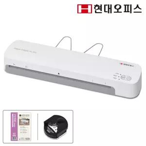 [현대오피스] 소형 A3 코팅기 PL-303 +코팅지50매+코너라운더 코팅기계 가정용 사무용 라미네이터
