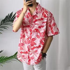 [후앙스]잎자수 RE 오버핏 하와이안 반팔남방 SMST5547_P062989765
