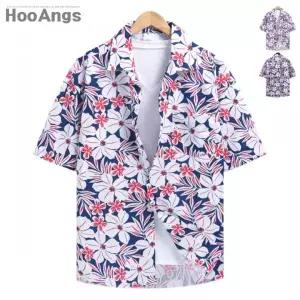 [후앙스]꽃잎스타일 RE 오버핏 하와이안 반팔 셔츠 SMST1547_P062853738