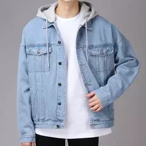 [후앙스]오버핏 후드탈부착 워싱 청데님자켓 CIJP6113_P301815656