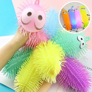 LED 야광 털외계인 애벌레 말랑이 모찌 심쿵란 쫀득이 주물럭 스트레스해소 볼 피젯 토이 키덜트 인싸템