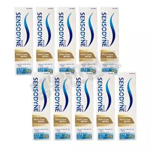 센소다인 멀티케어 치약 120g x 10개 /시린이개선효과. 안티프라그.구취제거