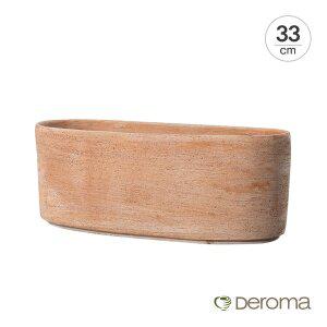 [데팡스][데로마 Deroma] 테라코타 이태리토분 인테리어화분 까세타 오발 루나(33cm)
