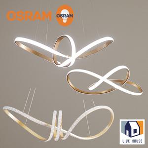 LED 보급형 오스람 국산 뫼비우스 러브미 비너스 리본 식탁등 주백색 조명