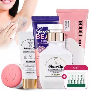 [HOT]초간편 5분 퀵 제모 크림 핫딜! 저자극 실리콘 퍼프 제모/ 인샤워 톤업 밀크/ 모공팩 外 ~핫딜