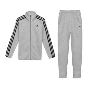 [아디다스] 여성 에센셜 프렌치테리 트레이닝 세트 운동복 츄리닝 그레이 GN3987
