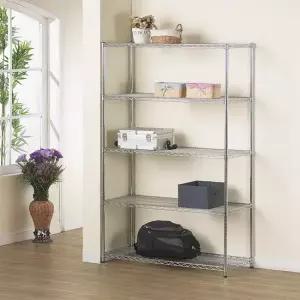 산업용 메탈선반 1200 5단 대형 앵글 랙 베란다선반