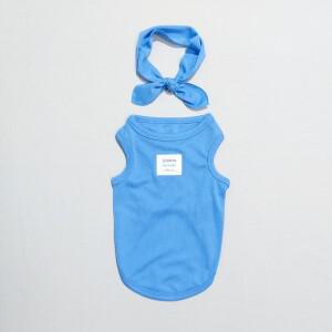 도기스타 강아지쿨조끼 + 여름 스카프 세트 대형견 중형견 소형견